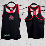 Ohio State Buckeyes Panel Racerback Athletic Women's Tank Top