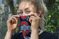 Ohio State Buckeyes OFFICIALLY LICENSED Block O Neck Gaiter Face Mask -Reusable