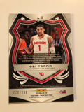 2020-21 Panini Prizm Obi Toppin #87 Crusade Red Prizm Rookie Card RC #20/299