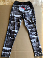 The Ohio State University 100th Ann Black and White Photo Womens Leggings Pants