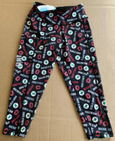 Ohio State Buckeyes Fan Allover Print Legging Pants Womens