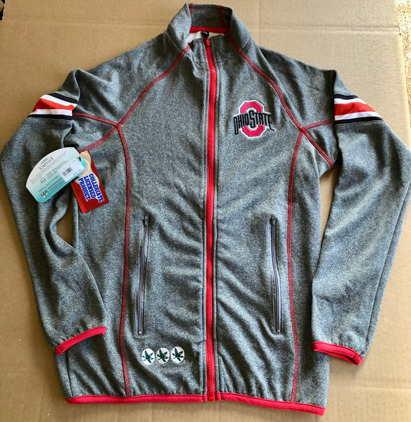 Ohio State Buckeyes Lightweight Contrast Stitch Jacket Gray/Red