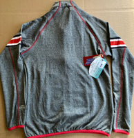 Ohio State Buckeyes Lightweight Contrast Stitch Jacket Gray/Red