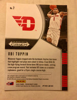 2020-21 Panini Prizm Obi Toppin #7 Red, White, and Blue Prizm Rookie Card