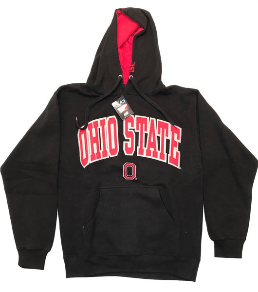 Ohio State Buckeyes Old Varsity Brand Hoodie Sweatshirt-Stitched-Black