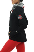 The Ohio State University Luxe Funnel Neck Long Sleeve Top