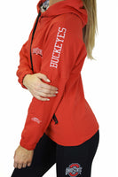 Ohio State Buckeyes Snorkel Neck Hoodie/Red