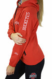 Ohio State Buckeyes Snorkel Neck Hoodie/Red