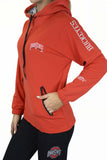 Ohio State Buckeyes Snorkel Neck Hoodie/Red