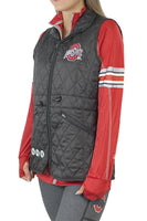 Ohio State Buckeyes Lightweight Quilted Vest/Black