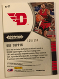 2020-21 Panini Prizm Obi Toppin #47 Red Prizm Rookie Card #120/299